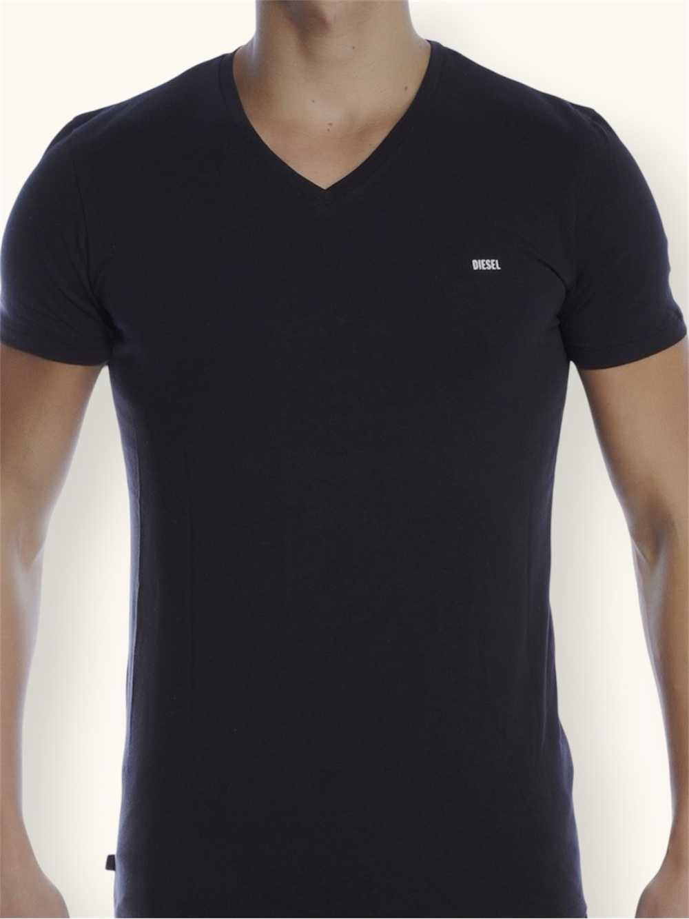 Diesel | V-Neck T-Shirt | Men's XL | Black